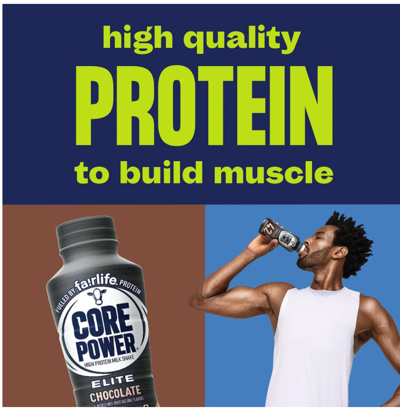 Fairlife Core Power Elite 42g Protein Shake, Chocolate, 14 fl. oz., 10 pk.